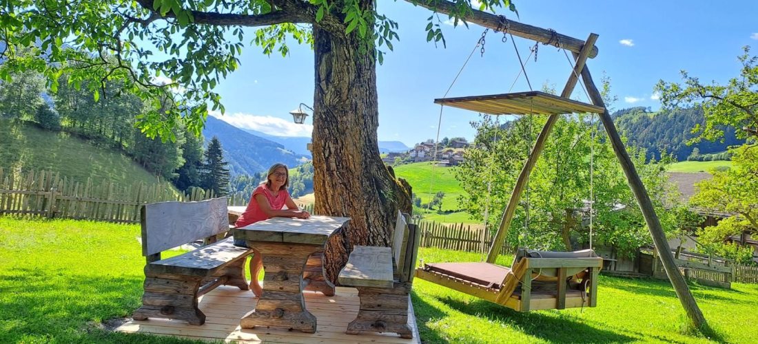 Entspannen im Garten des Ganoihof